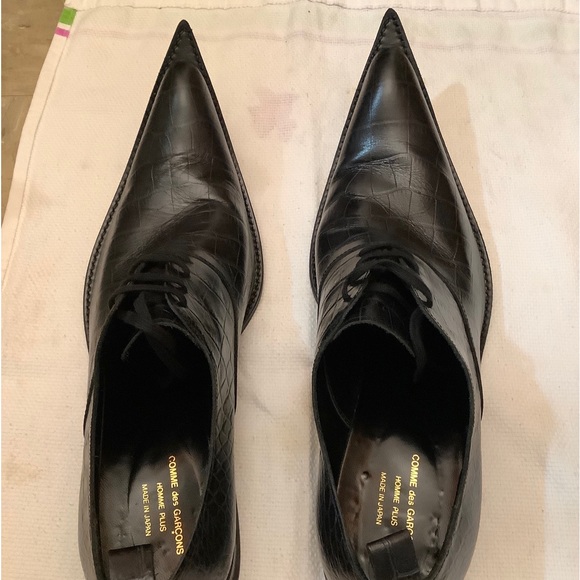 Comme Des Garçons Homme Plus SS15 Pointed Toe Leather Shoes Sz.27/9-US - Picture 2 of 13